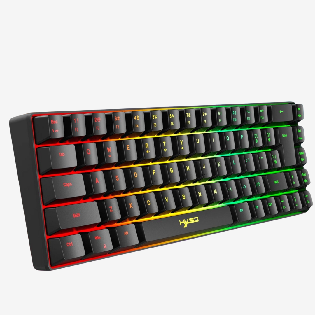K68 RGB Streamer Mini Gaming Keyboard 🌟 | Mechanical Feel Membrane Keyboard 🔒