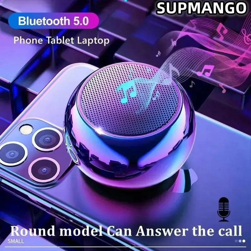 Flash Wireless Bluetooth Speaker - Gun Metal Portable Mini Subwoofer