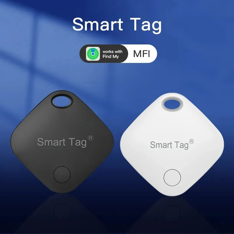 GPS Tracker Smart Tag: Find My App Compatible Anti-Loss Device for iPhone | MFI Rated Airtag Replacement Locator