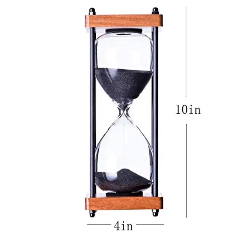 ⏳ New Large Hourglass Timer - 60 Minute Metal Sandglass Clock for Time Management 🕰️🏡