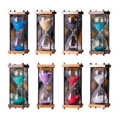 ⏳ New Large Hourglass Timer - 60 Minute Metal Sandglass Clock for Time Management 🕰️🏡