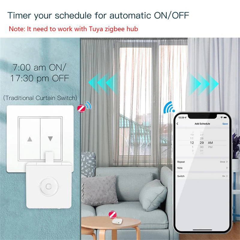 Zigbee Smart Fingerbot Plus: Switch Button Pusher | Tuya Smart Life Control | Works with Alexa, Google, Alice