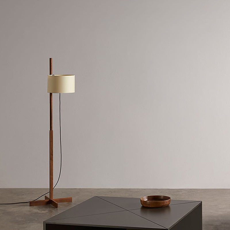 Wabi Sabi Solid Wood Led Floor Lamp