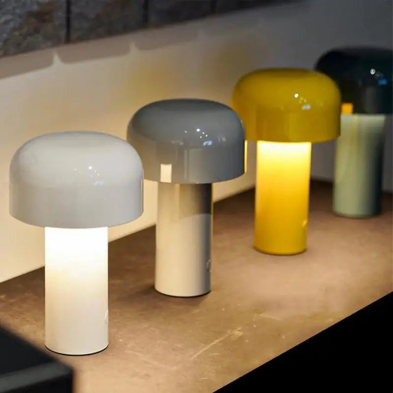 Rechargeable Italian Mushroom Table Lamp