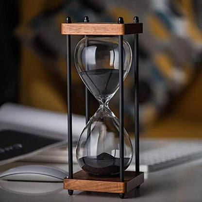 ⏳ New Large Hourglass Timer - 60 Minute Metal Sandglass Clock for Time Management 🕰️🏡