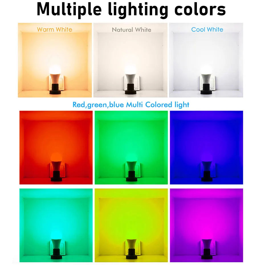 Smart LED Light Bulb: B22 RGB Colour Changing, WiFi & Zigbee App Control