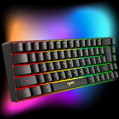 K68 RGB Streamer Mini Gaming Keyboard 🌟 | Mechanical Feel Membrane Keyboard 🔒