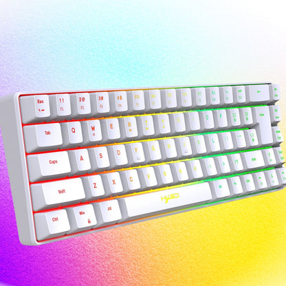 K68 RGB Streamer Mini Gaming Keyboard 🌟 | Mechanical Feel Membrane Keyboard 🔒