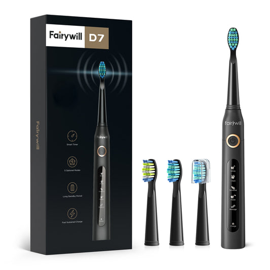 🦷✨ Fairywill Electric Sonic Toothbrush USB Charge ✨🦷
